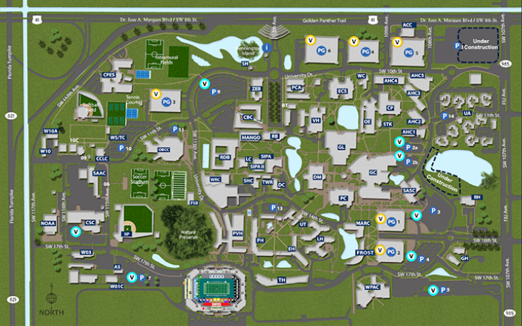 MMC Visitor Parking Map